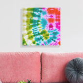 Tie Dye Canvas Afdruk (Insitu (Woonkamer))