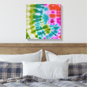 Tie Dye Canvas Afdruk (Insitu (Slaapkamer))