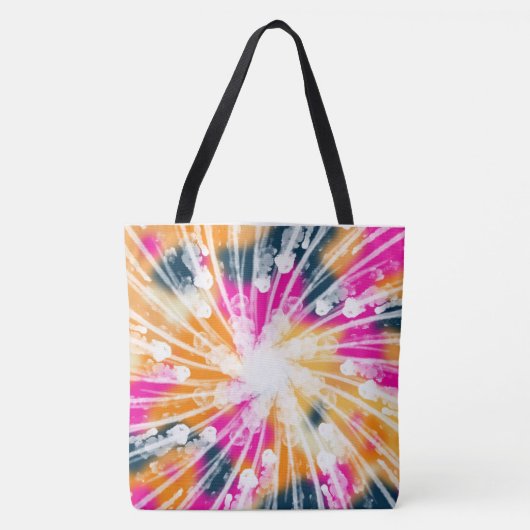 Tie Dye Canvas tas (Voorkant)