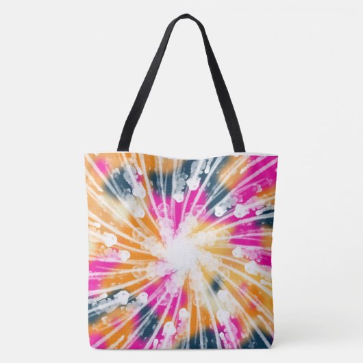 Tie Dye Canvas tas (Achterkant)