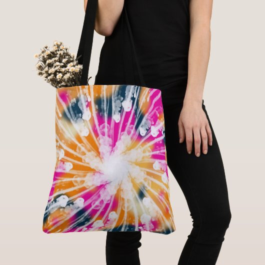 Tie Dye Canvas tas (Dichtbij)