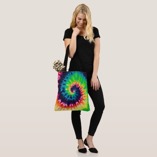 Tie Dye Canvas tas (Op model)
