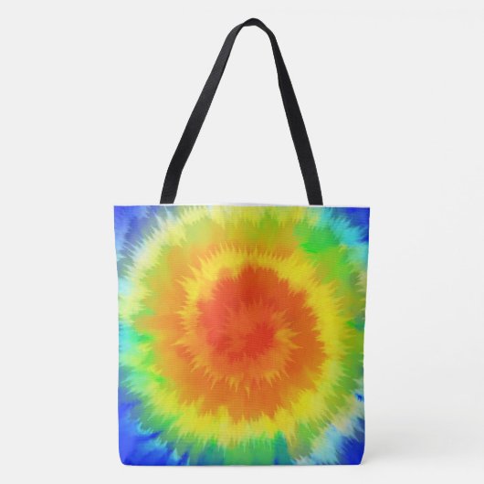 Tie Dye Canvas tas (Voorkant)