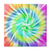Tie Dye Ceramic Photo Tile Tegeltje (Voorkant)