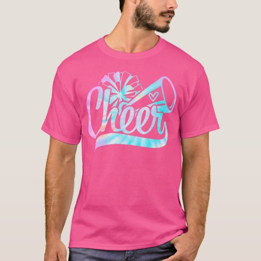 Tie Dye Cheer Cheerleading For Cheerleader Squad G T-shirt (Voorkant)