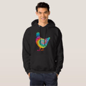 Tie Dye Chicken Hoodie (Voorkant volledig)