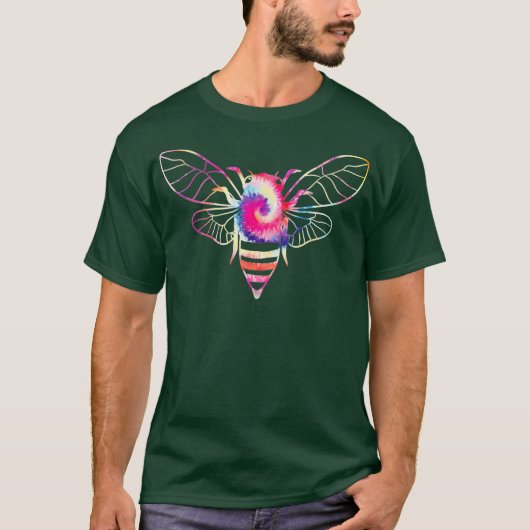 Tie Dye Cicadas Brood X zwerm USA 2021 Insect T-shirt (Voorkant)