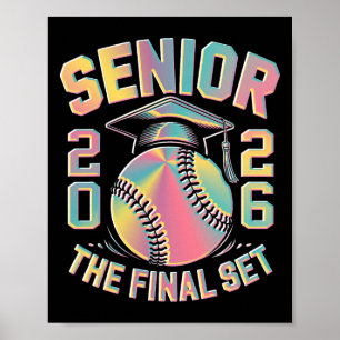 Tie Dye Cl Van 2026 Senior Softball De Laatste Set Poster