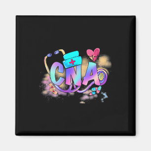 Tie Dye CNA Schattigee Nurse Day CNA RN Nurse Week Magneet