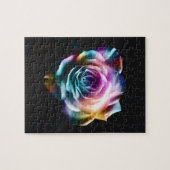 Tie Dye Colorful Roos Legpuzzel (Horizontaal)