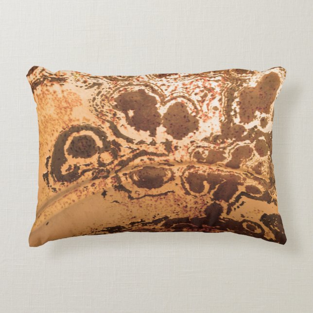 Tie Dye Copper Accent Pillow van Janz Decoratief Kussen (Voorkant)
