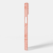 Tie Dye | Coral Pink Modern Pastel iPhone Case (Back / Right)