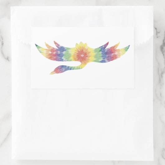 Tie Dye Crane Sticker (Tas)