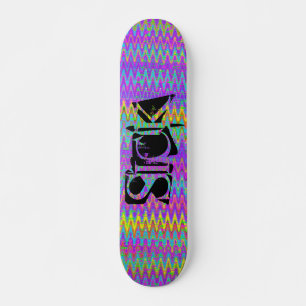 Tie Dye Crazy Chevron Persoonlijk Skateboard