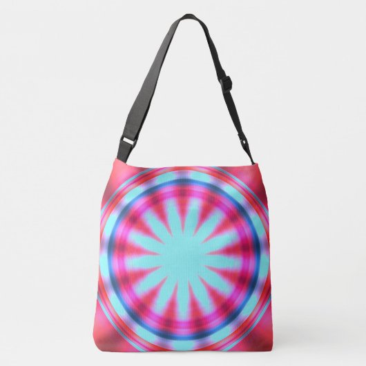 Tie dye crossbody tas (Achterkant)
