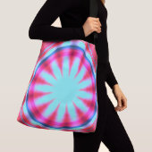 Tie dye crossbody tas (Dichtbij)