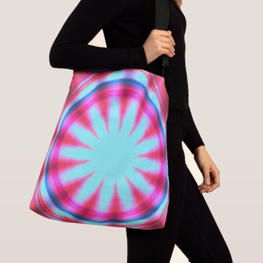 Tie dye crossbody tas (Dichtbij)