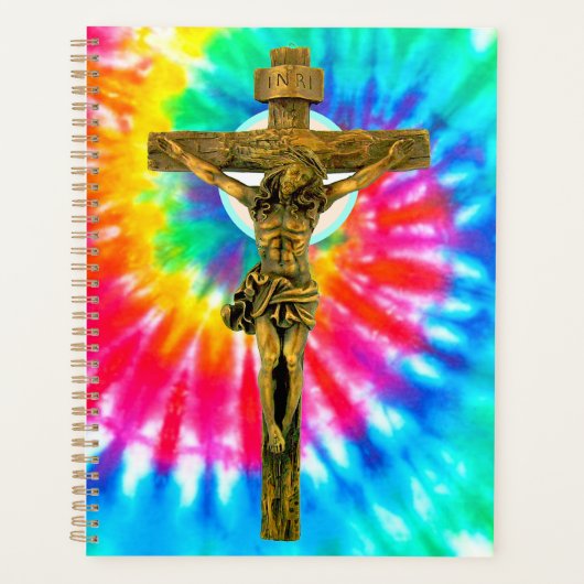Tie Dye Crucifix ... PLANNER (Voorkant)