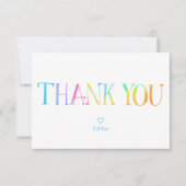 Tie Dye Dankkaart Bedankkaart (Voorkant)