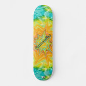 Tie Dye Dd Brand Persoonlijk Skateboard (Voorkant)