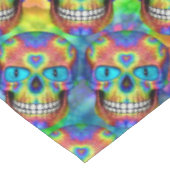 Tie Dye Dead Zombie Skull Cotton Tablecloth Tafelkleed (Gekanteld)