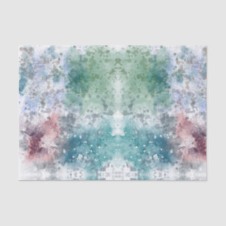 Tie Dye Decoupage of Gift Wrap Tissue Paper Tissuepapier