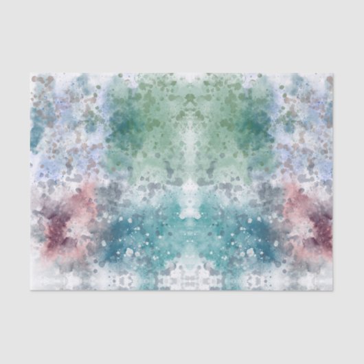 Tie Dye Decoupage of Gift Wrap Tissue Paper Tissuepapier (Voorkant)