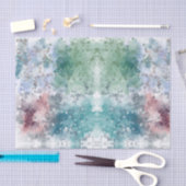 Tie Dye Decoupage of Gift Wrap Tissue Paper Tissuepapier (Craft)