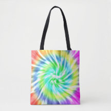 Tie Dye Design Canvas tas