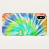 Tie Dye Design iPhone Case (Achterkant (horizontaal))