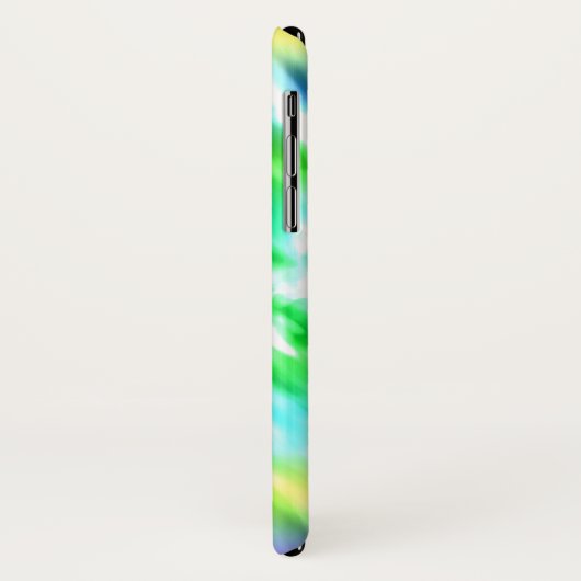 Tie Dye Design Peace Sign iPhone Case (Achterkant/links)