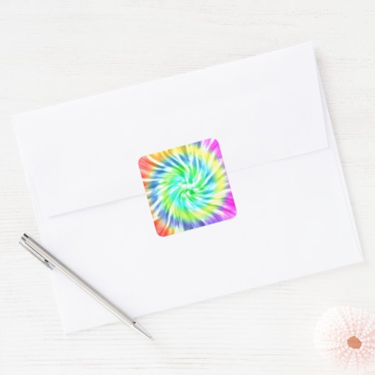 Tie Dye Design Sticker (Envelop)