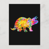TIE DYE DINOSAUR BRIEFKAART (Voorkant)