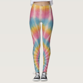 Tie Dye Disc Golf Activewear Leggings
