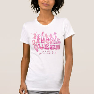 Tie Dye Disco Bachelorette Retro Dancing Queen T-shirt