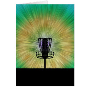Tie Dye Disk Golf Basket