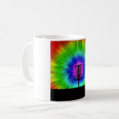 Tie Dye Disk Golf Basket Koffiemok (Voorkant links)