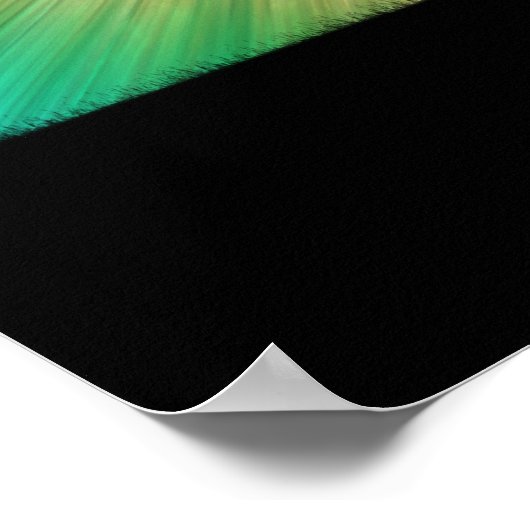 Tie Dye Disk Golf Basket Poster (Hoek)