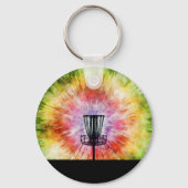 Tie Dye Disk Golf Basket Sleutelhanger (Voorkant)