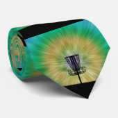 Tie Dye Disk Golf Basket Stropdas (Opgerold)