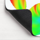 Tie Dye Dog Paw Afdrukken Afbeelding Muismat (Hoek)