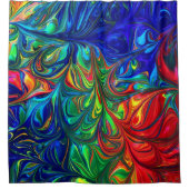 Tie Dye Douchegordijn (Voorkant)