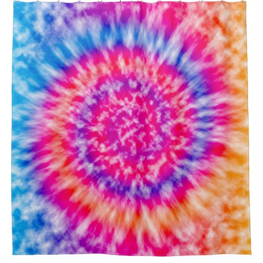 Tie Dye Douchegordijn (Voorkant)
