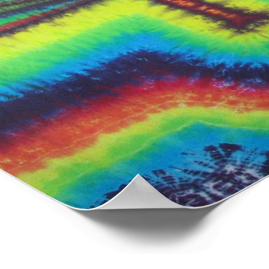 Tie Dye Dragonfly Poster (Hoek)