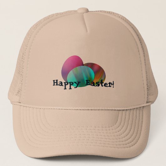 Tie Dye Easter Eggs Trucker Pet (Voorkant)