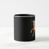 TIE DYE EENHOORN MOK (Midden)