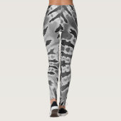 Tie Dye Effect Halloween Skelet Leggings (Achterkant)