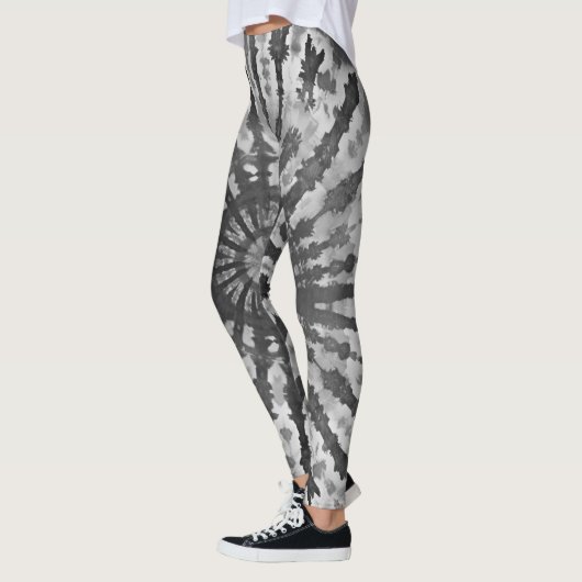 Tie Dye Effect Halloween Skelet Leggings (Links)