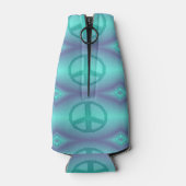 Tie Dye Effect Peace Sign Cooler (Achterkant)