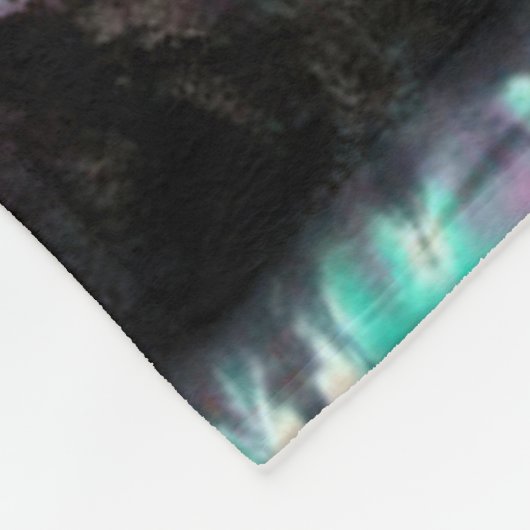 Tie Dye Elephant Fleece Deken (Hoek)